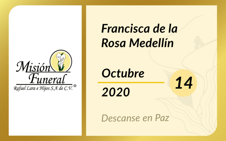 Francisca de la Rosa Medellín